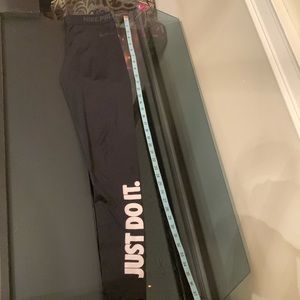 JUST DO IT Nike Running Tights (* Flaws Noted)